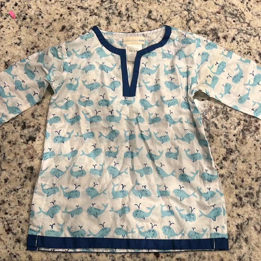 Pottery barn kids 18-24 month cover up